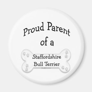 Staffordshire Bull Terrier Fière P... - Magnet