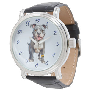 Staffordshire Bull Terrier Montre Hommes