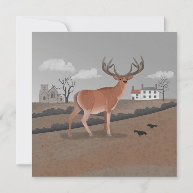 Stag Card (Devant)