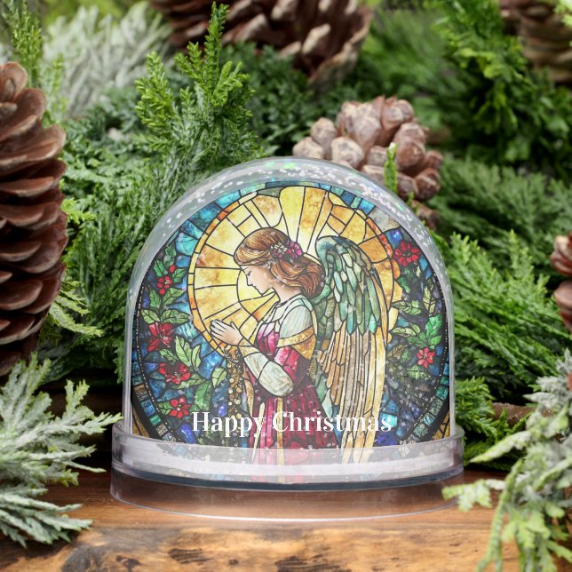 Stained Glass Christmas Angel (Hiver)