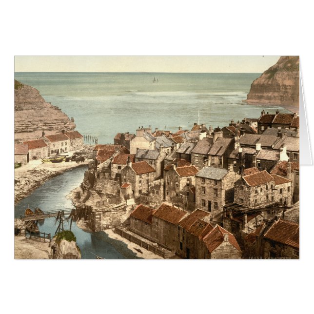 Staithes, Yorkshire, Angleterre (Devant horizontal)