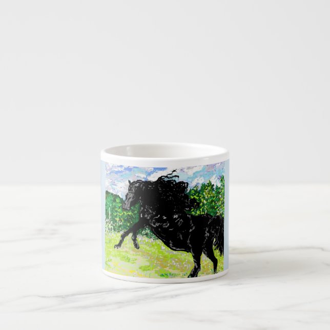 Stallion noir Espresso Mug tonnerre (Devant)