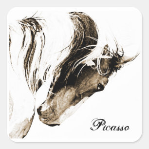 Stallion Picasso Picasso Western Horse Stickers