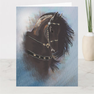 Stallion Portrait - Carte de voeux