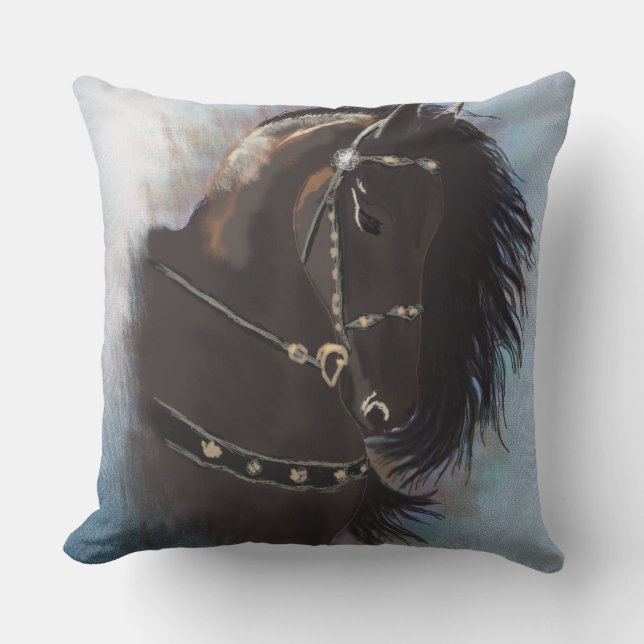 Stallion Portrait - Coussin (Recto)