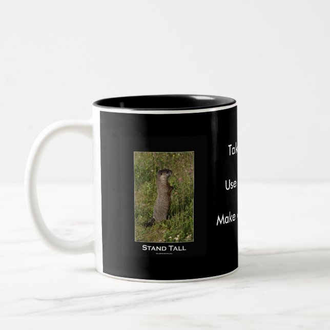 Stand Tall Marmot Mug (Gauche)