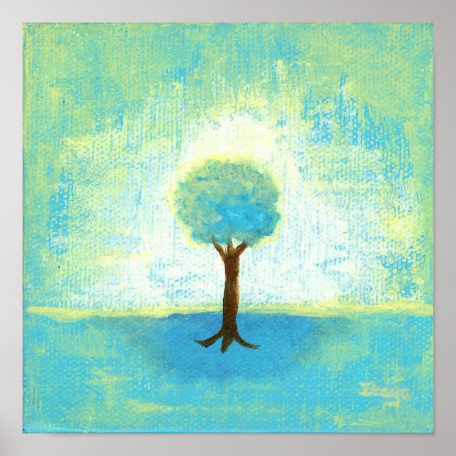 Standing InThe Light Poster Print Original Art (Devant)