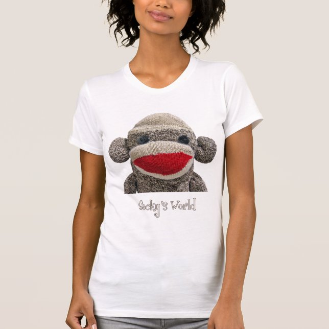 Stanley le T-shirt de singe de chaussette (Devant)