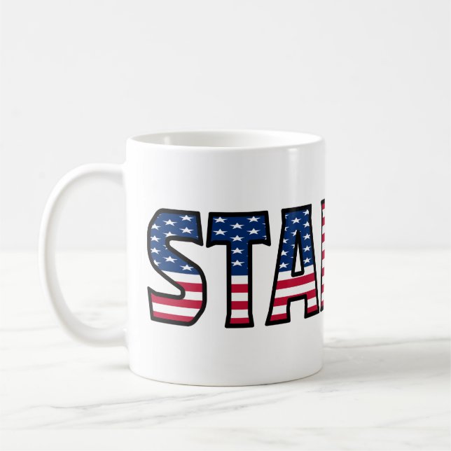 Stanley Nom Prénom USA styled Tasse Café (Gauche)