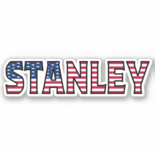 Stanley Prénom USA Sticker Stickerset