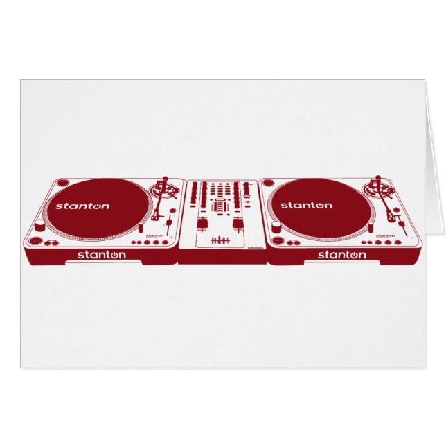 Stanton DJ installé - plate-forme de DJing de (Devant horizontal)