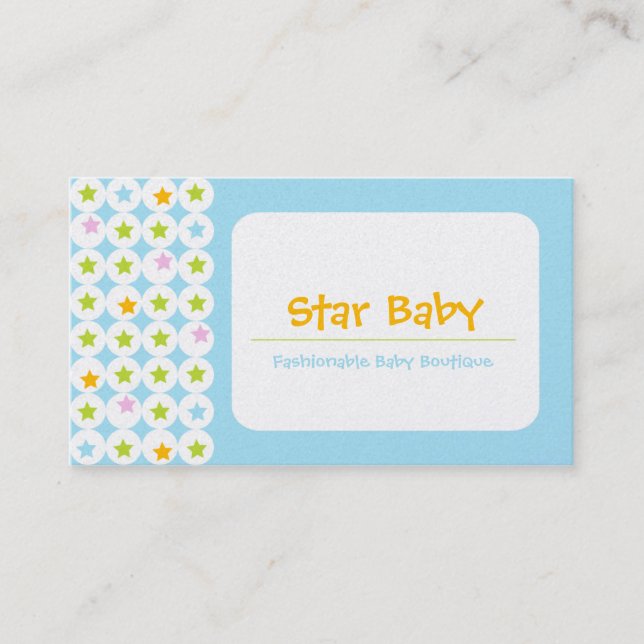 Star Baby Carte de visite (Devant)