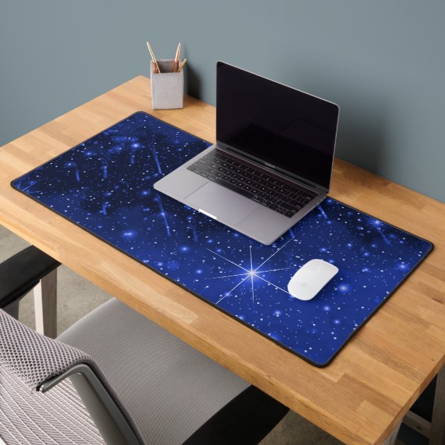 Star Galaxy On Blue (Bureau 2)
