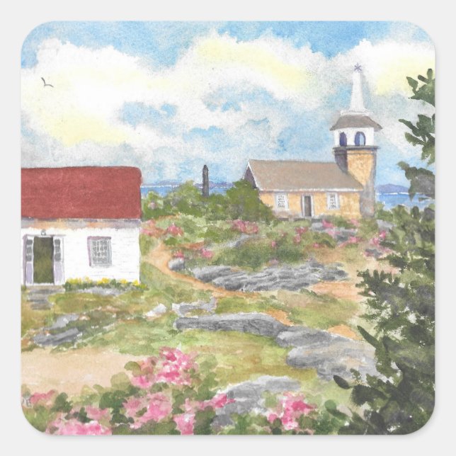 Star Island Isle of Shoals NH Stickers (Devant)