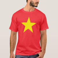 Star Jaune / Vietnam - T-shirt Tee Patriotique