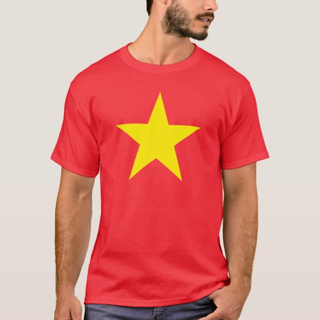 Star Jaune / Vietnam - T-shirt Tee Patriotique (Devant)
