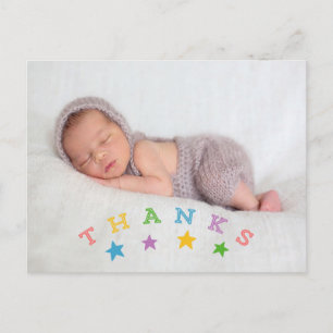 Star Merci Photo Baby Merci Carte postale