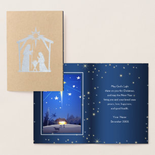 Star of Bethlehem Luxe Véritable Foil Cartes de No