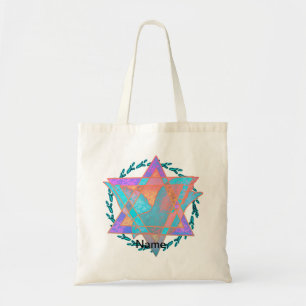 Star Of David Blue Multicolor sac fourre-tout