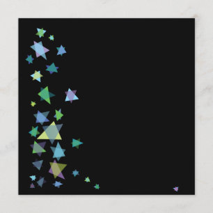 Star of David Faire-part de mariage Bar Bat mitzva