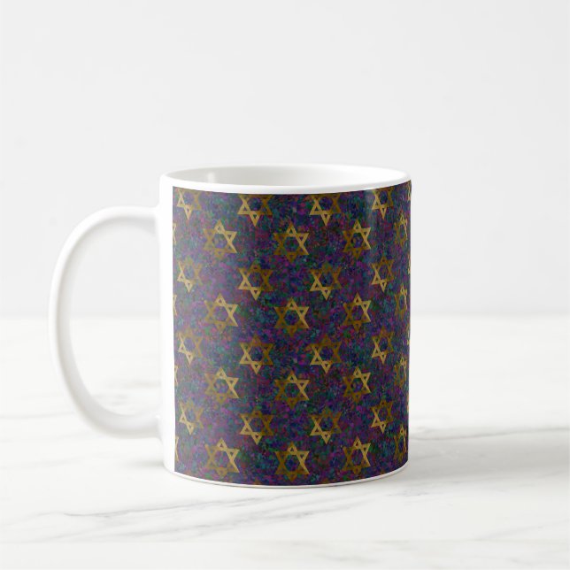 Star Of David Motif Mug (Gauche)