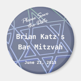 Star of David Round Magnet