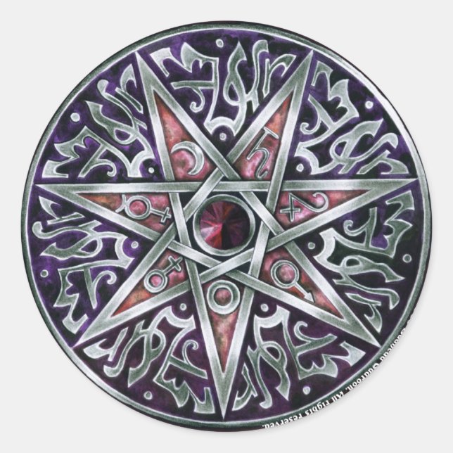 Star Of Fey Sticker Round (Devant)