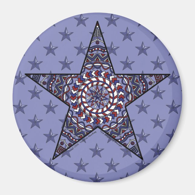 Star of Independence Magnet (Devant)