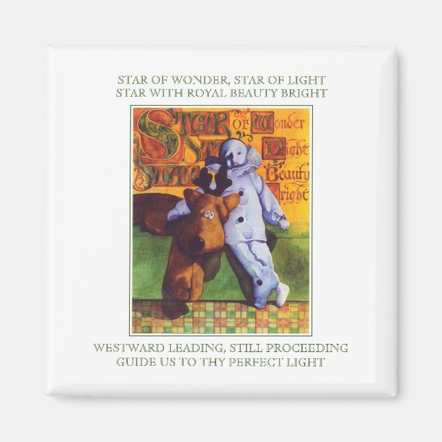 STAR OF WONDER Carré Magnet + paroles (Devant)