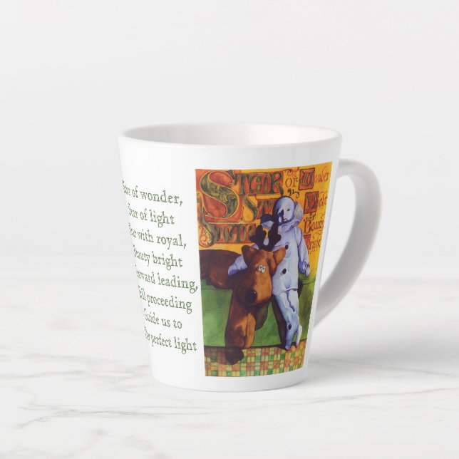 STAR OF WONDER Latte Mug (Angle droit)