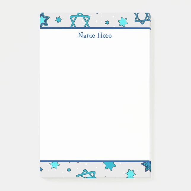 Star personnalisée de David Post-It Notes (Devant)