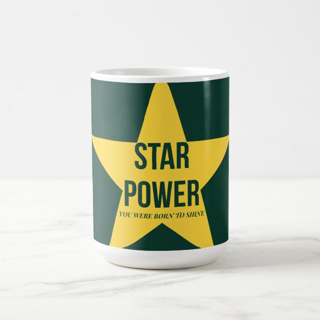 Star Power — 90s Maximalist Mug | Retro Art (Centre)
