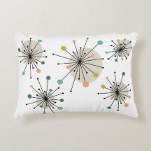 Starburst atomique Coussin moderne du milieu du si