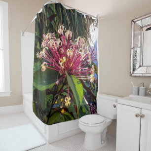 Starburst Clerodendrum Fleurs Douche Rideau