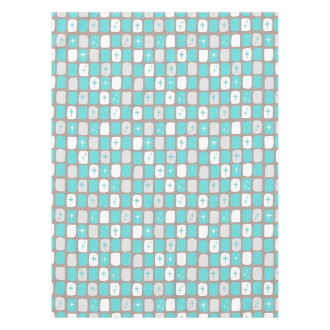 Starburst Retro Turquoise Nappes *petite impressio (Devant)