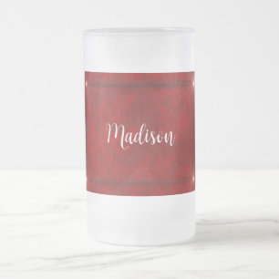 Starburts en velours rouge Mug givrée