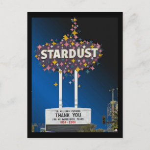 Stardust Las Vegas Vector Graphic Cartes postales 