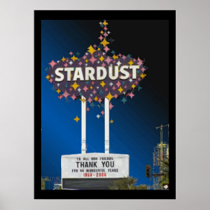 Stardust Las Vegas Vector Poster graphique #14