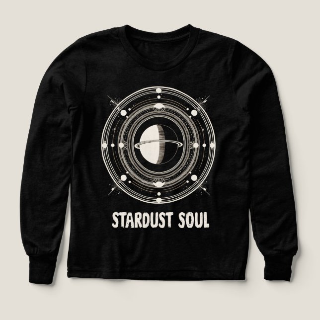 Stardust Soul Tri-Mélange Manches Longues Celeste (Motif recto)