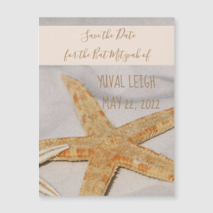 Starfish Bat mitzvah magnétique Enregistrer la car
