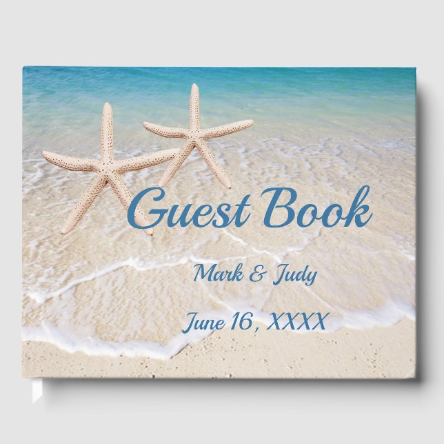 Starfish Beach Wedding Livre d'or (Recto)