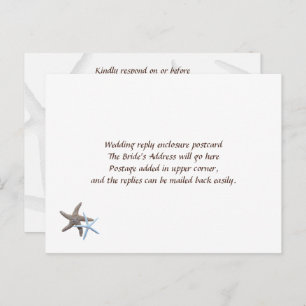 Starfish Couple Easy Mariage Répondre Cartes posta