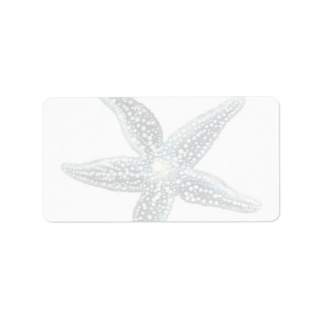 Starfish Étiquettes (Devant)