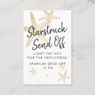 Starfish Mariage Sparkler Envoyer les étiquettes