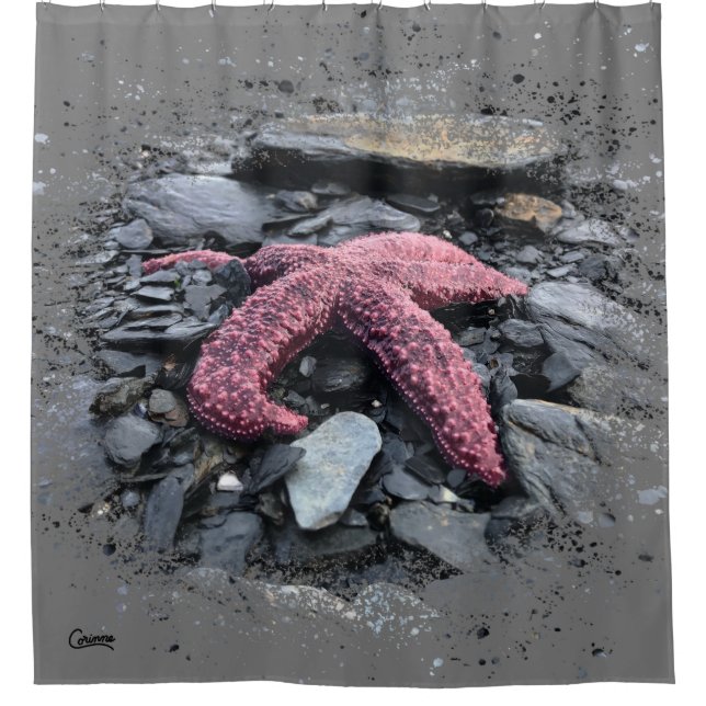 Starfish - Rideau de douche (Devant)