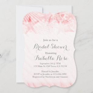 Starfish seashell plage nuptiale invitations douch