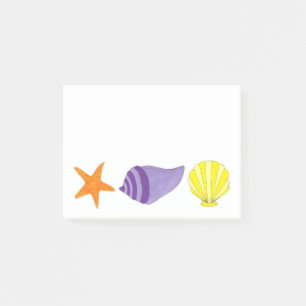 Starfish Shells Sea Shell Beach Post-It Notes