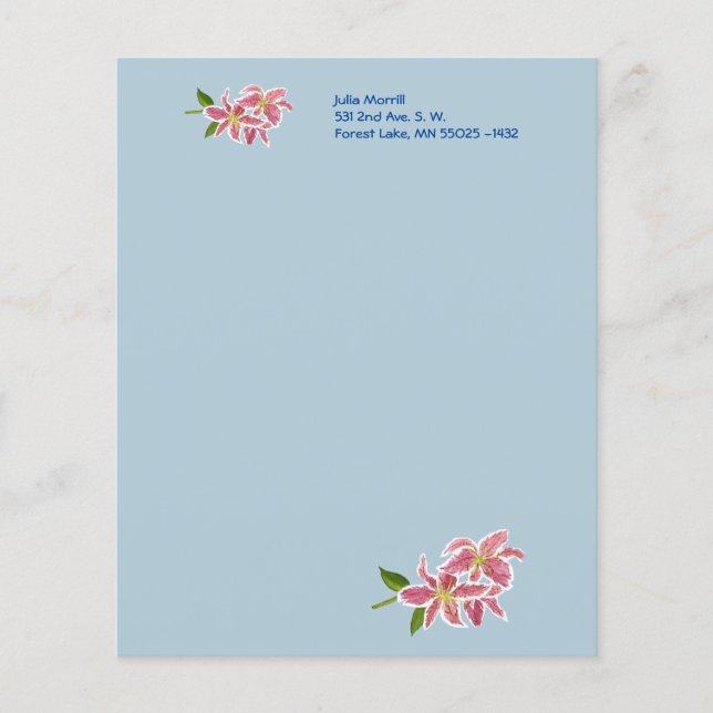 stargazer lily (Devant)