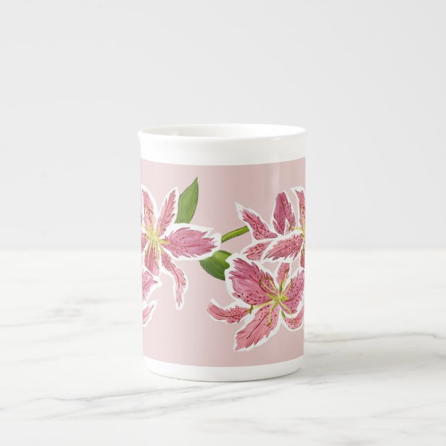 Stargazer Lys Bone China Mug (Devant)