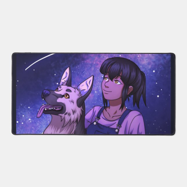 Stargazing avec un chien (Recto)